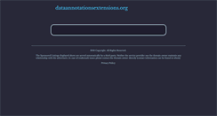 Desktop Screenshot of dataannotationsextensions.org